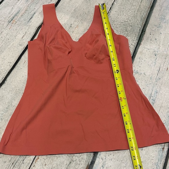 Knix LuxeLift evolution tank top coral pink M+ 34E 34F 34G bra shapewear neutral - Picture 3 of 6